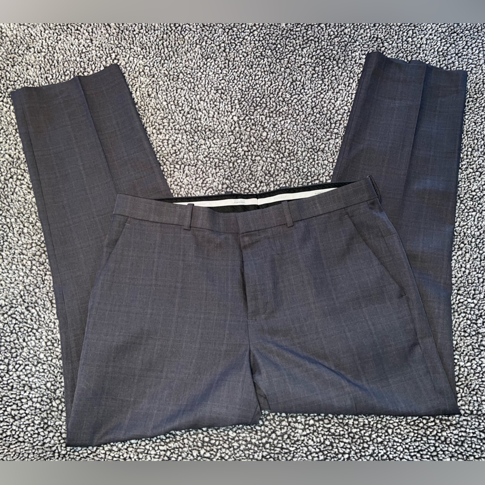 Men’s Perry Ellis Portfolio dress pants - charcoal - size 34/30 - Folio-Flex